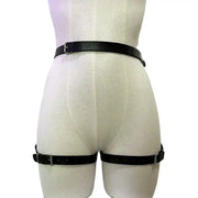 Erotic Garter Harness with handcuffs