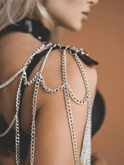 Sophia Chain Leather Harness