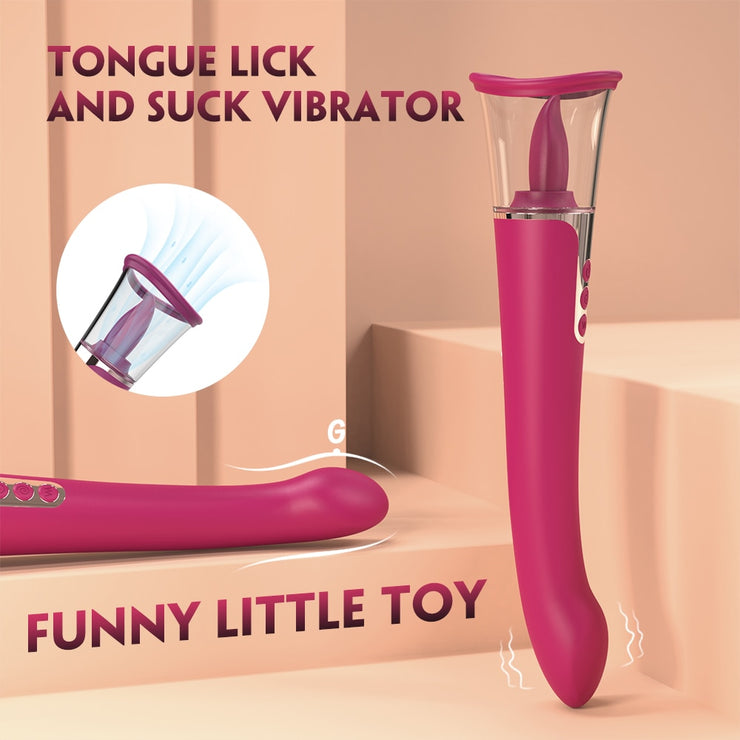 Tongue Oral Clitoral G Spot Vibrator