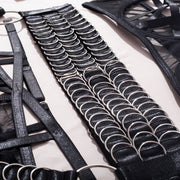 Eva Lingerie & Garter Belt with Rings