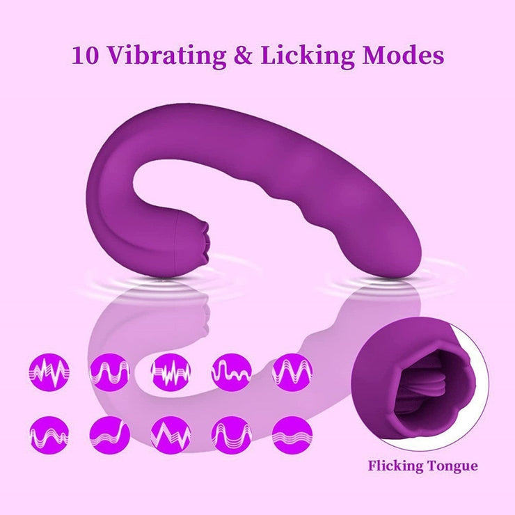 Tongue Vaginal Vibrator