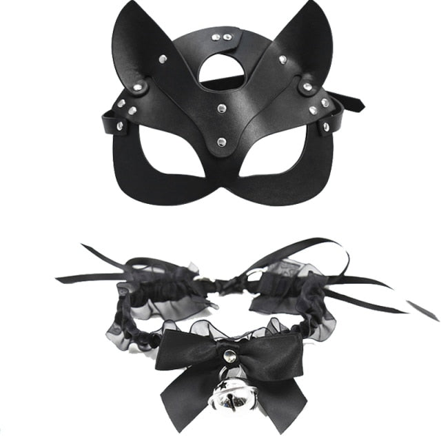 Leather Mask Set